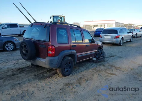 2003 Jeep Liberty Sport из США, поврежденный, VIN 1J4GL48K03W577030